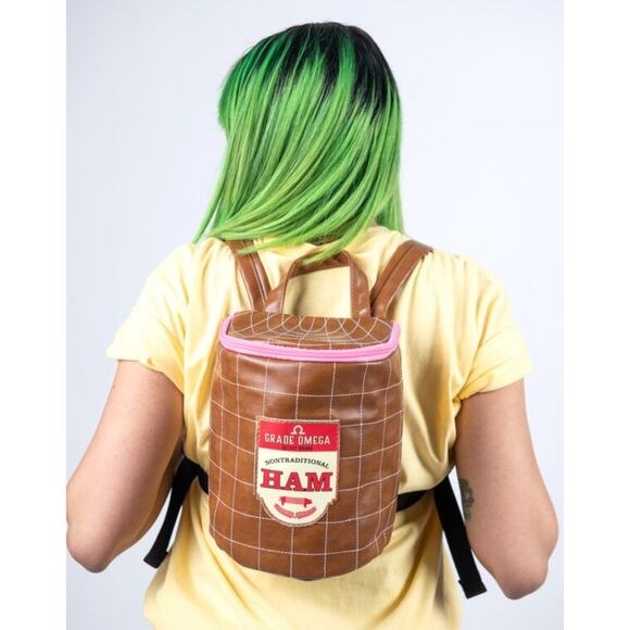 NWT New Meow Wolf Omega Mart Ham Backpack Artsy Bag Purse 3D Whimsy - Picture 1 of 11